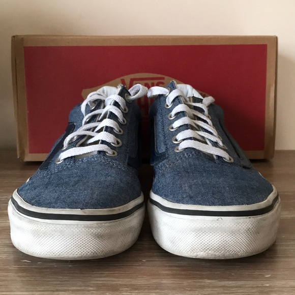 VANS Old Skool Chambray Blue - Picture 6 of 8